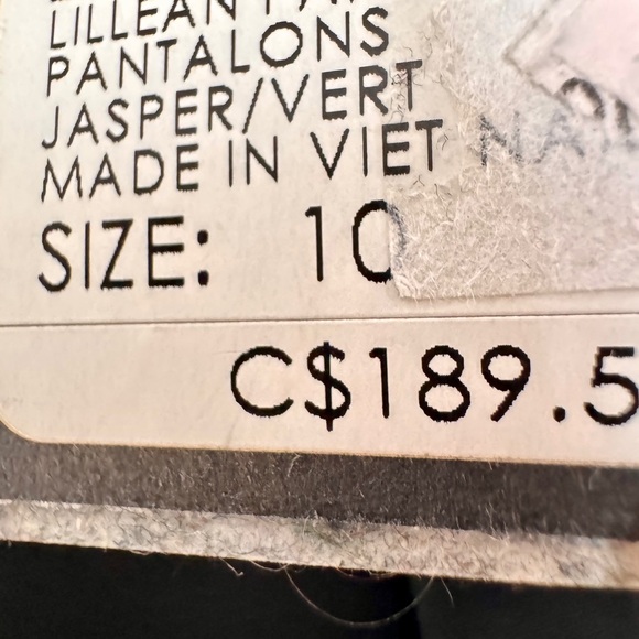 NWT Club Monaco Pants green - Picture 5 of 10